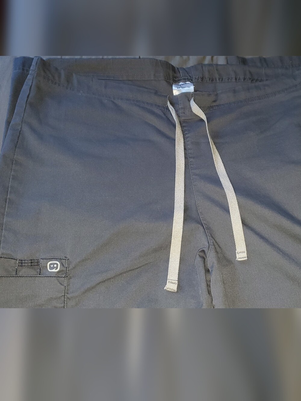 Wink Petite Pewter Unisex Classic Fit Scrub Pants - Picture 6 of 6